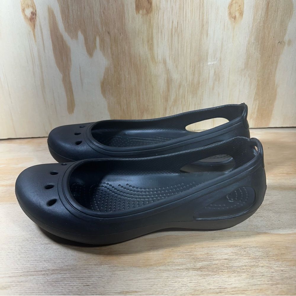 Crocs Black Slip-On Ballet Flats Women’s Size 6